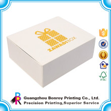Wholesale high quality custom logo white cardboard drawer gift box